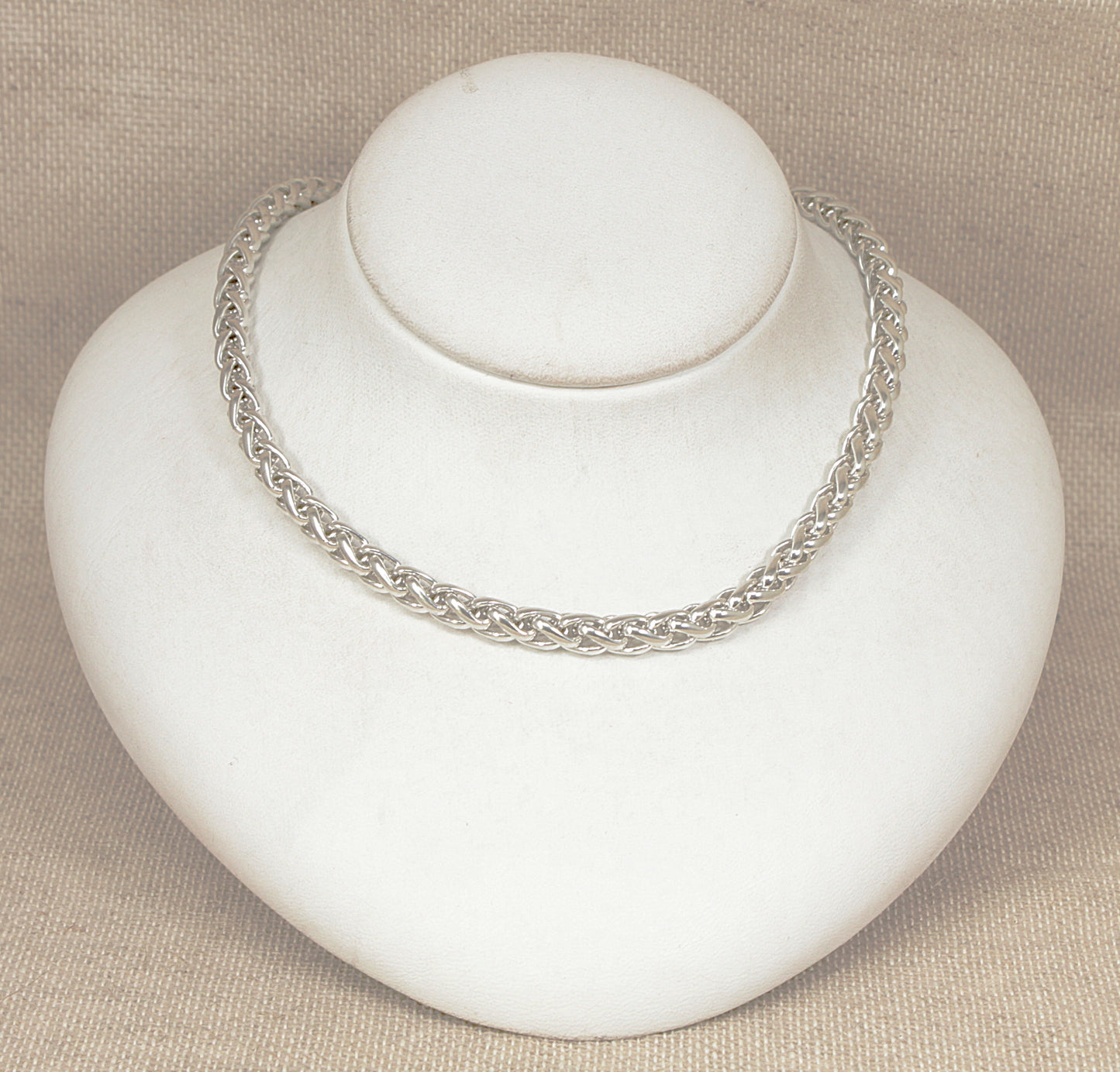 Stylish Sterling Silver Rope Necklace Chain