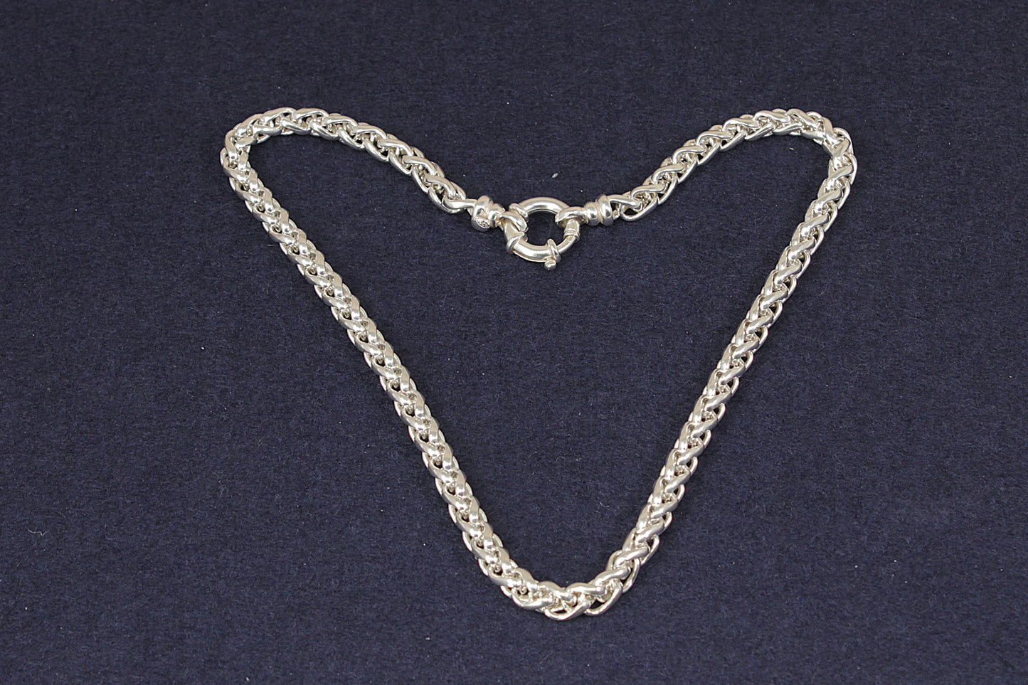 Stylish Sterling Silver Rope Necklace Chain