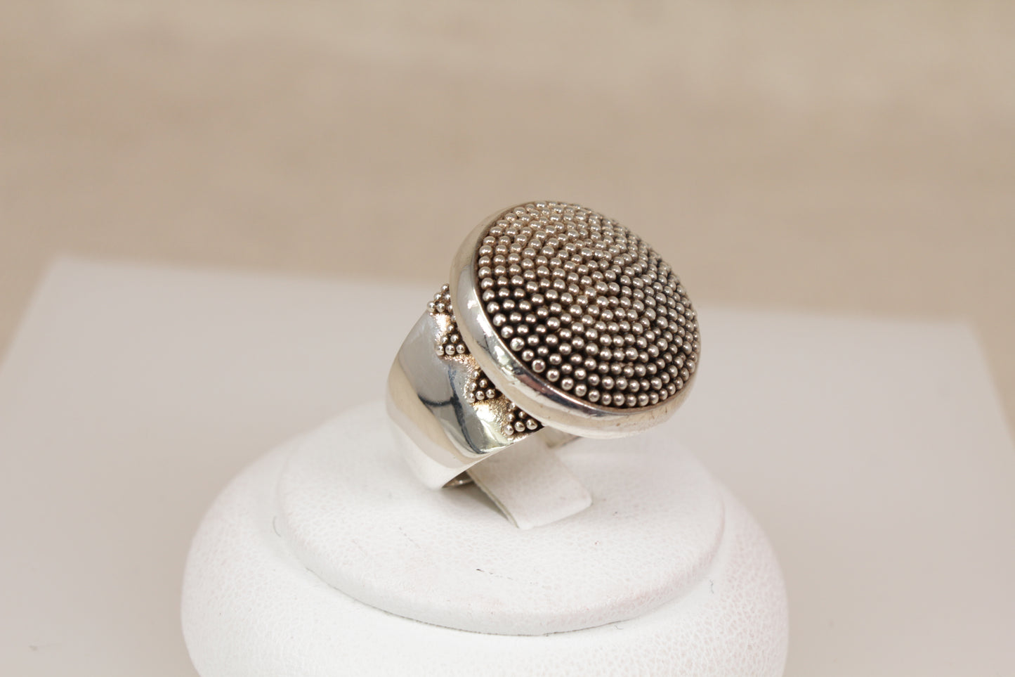 Stunning Handcrafted Suarti Sterling Silver Statement Ring