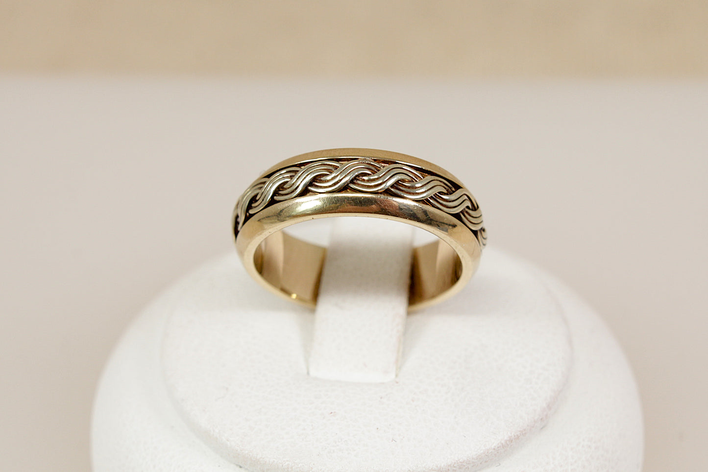 9ct Welsh Gold ‘Woven Lives’ Wedding Band