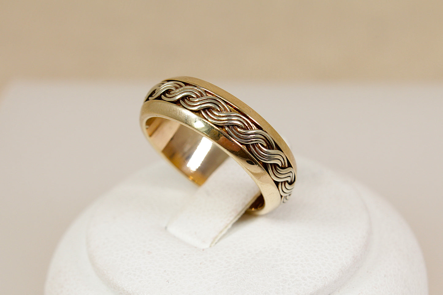 9ct Welsh Gold ‘Woven Lives’ Wedding Band