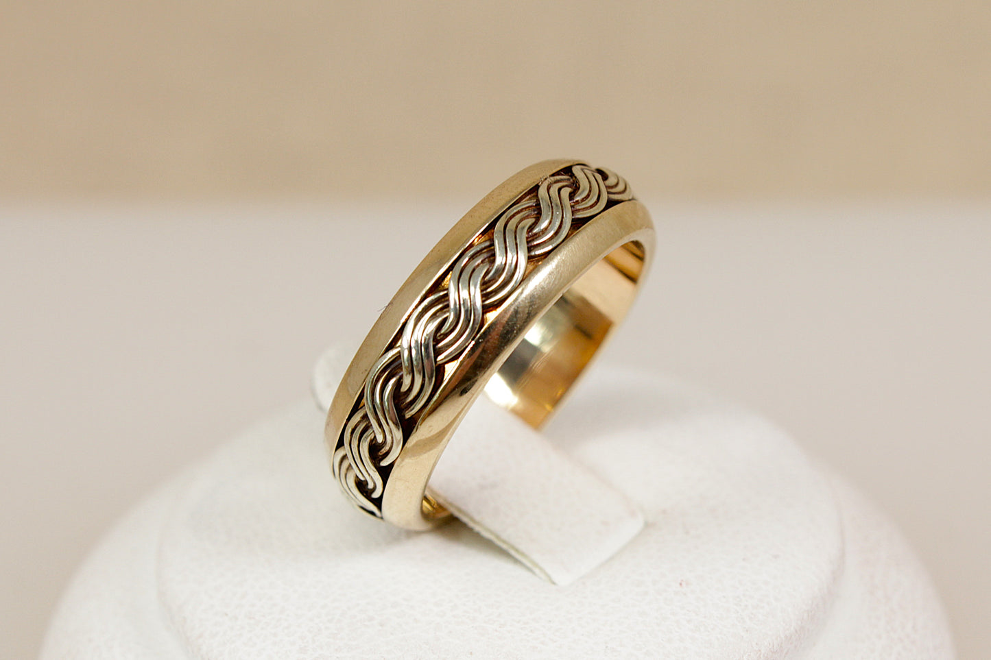 9ct Welsh Gold ‘Woven Lives’ Wedding Band
