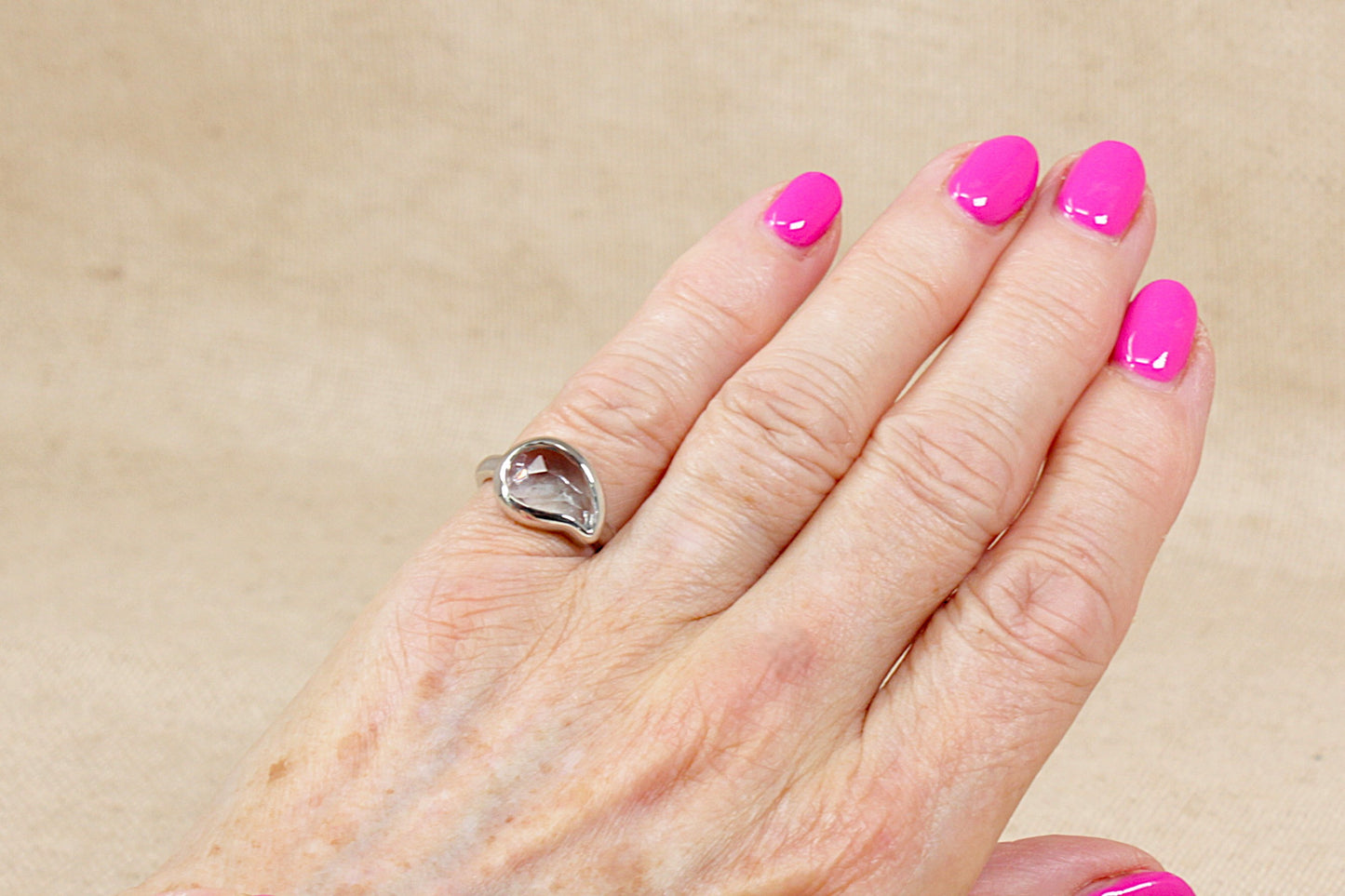 Stylish Sterling Silver Designer Ring by 'Ti Sento'