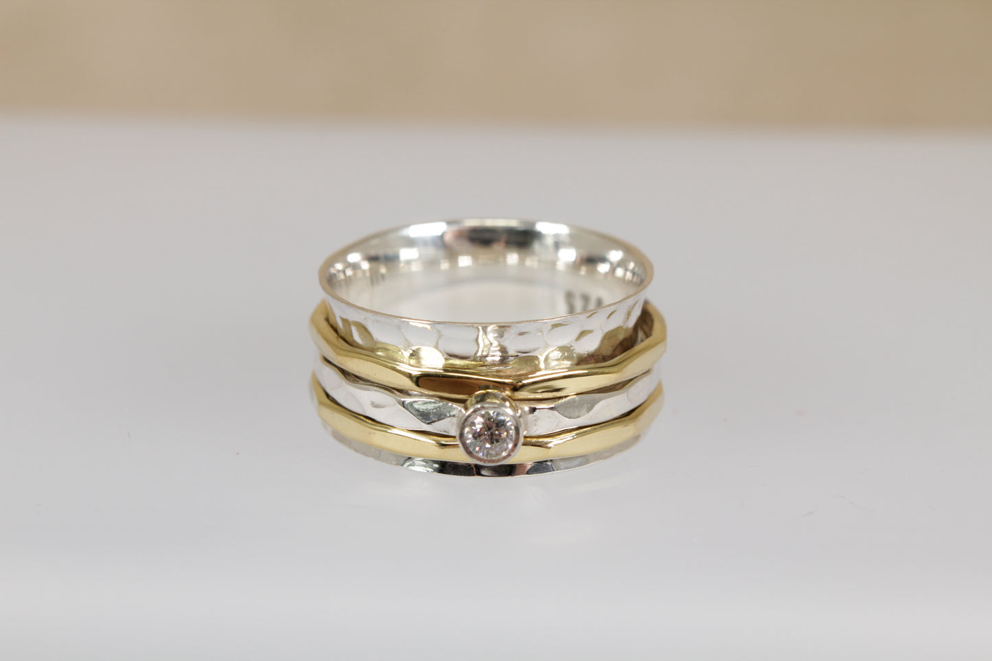 Sterling Silver Spinner / Fidget Ring