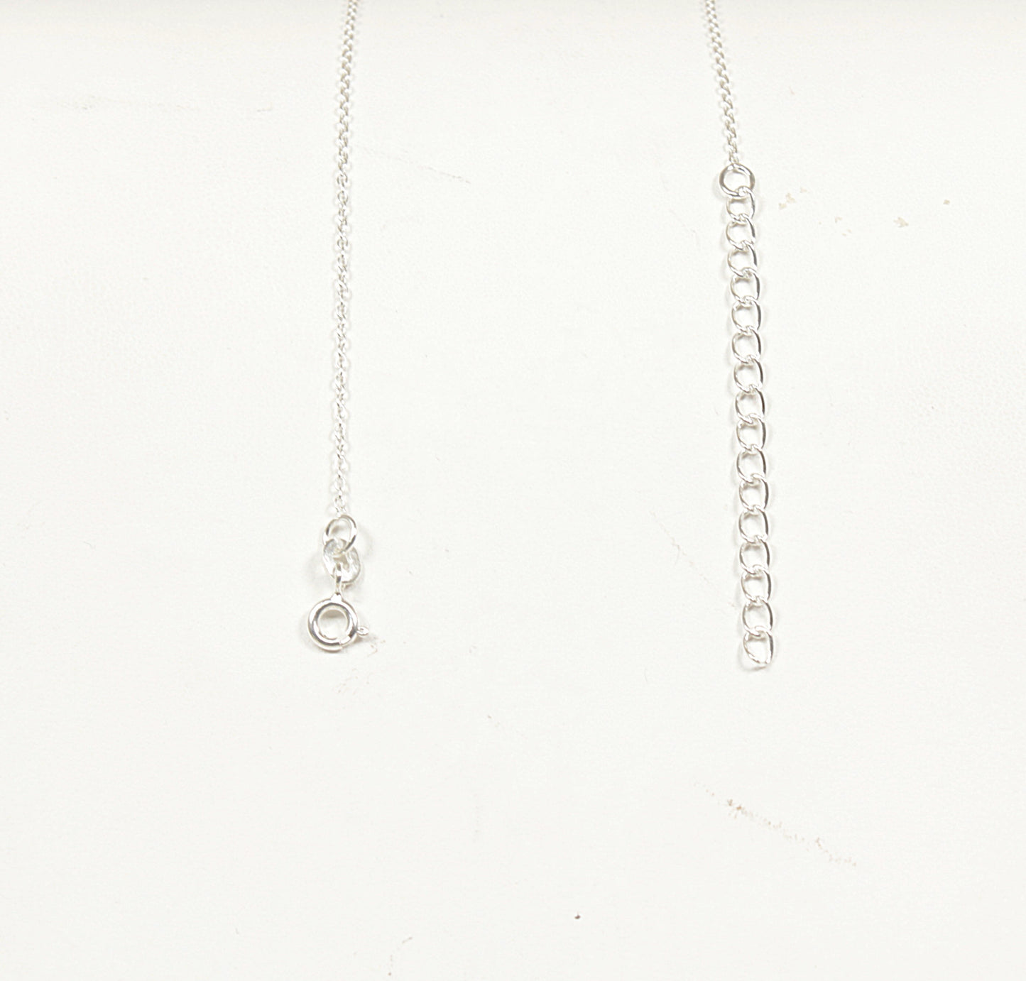 Silver Blue Topaz Pendant Necklace