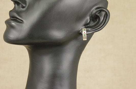 sterling silver multi gemstone stud earrings these earrings match pendant necklace 4312 and can bebought as a jewellery set.